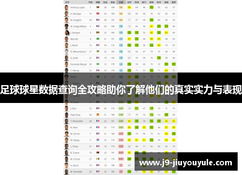 足球球星数据查询全攻略助你了解他们的真实实力与表现